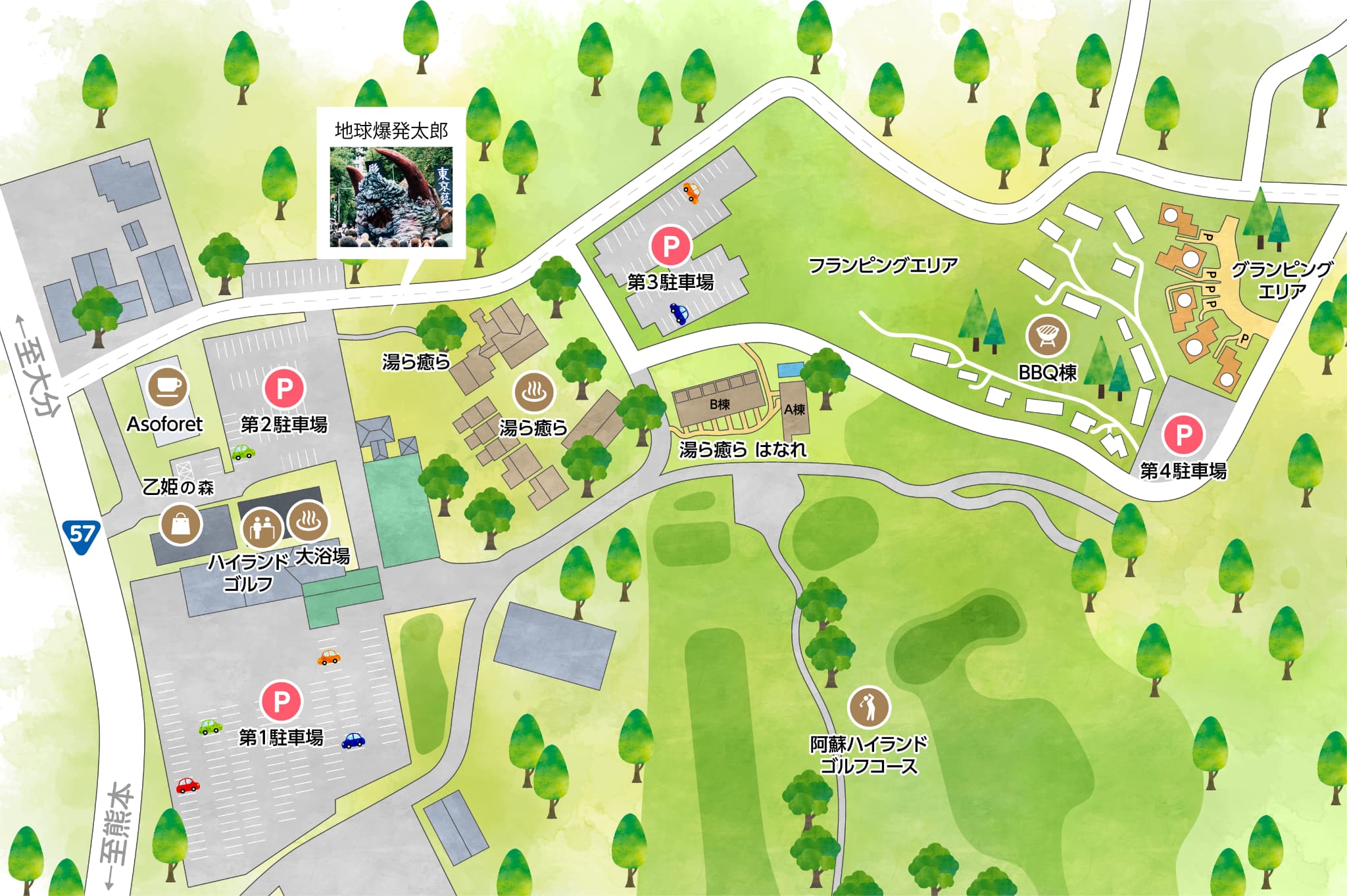 コスギリゾート全体図