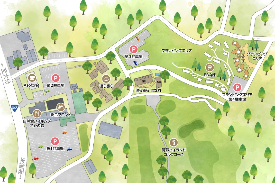 コスギリゾート全体図