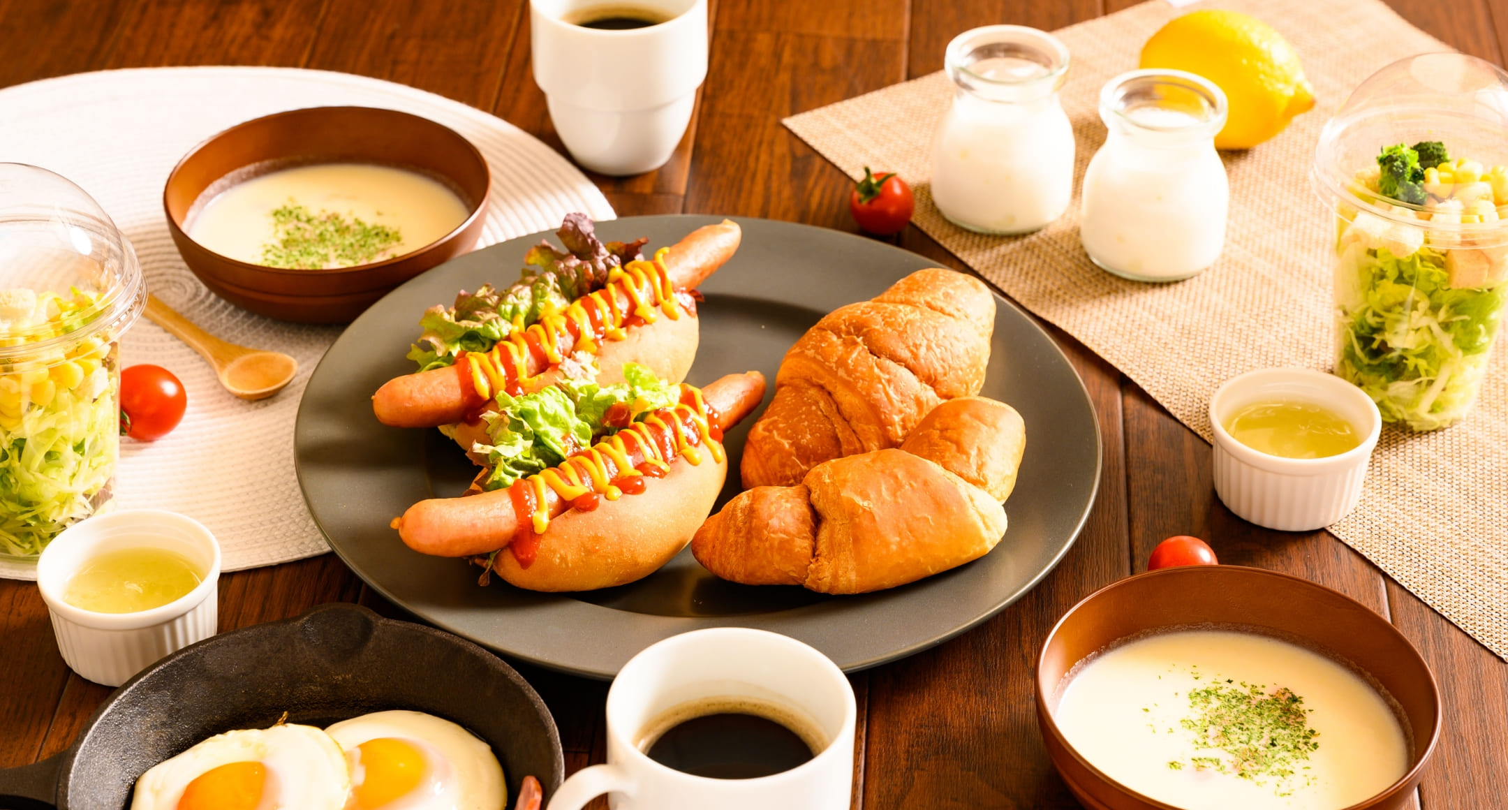 自分で作る楽しさ!カリッと香ばしく!ホットサンドセット