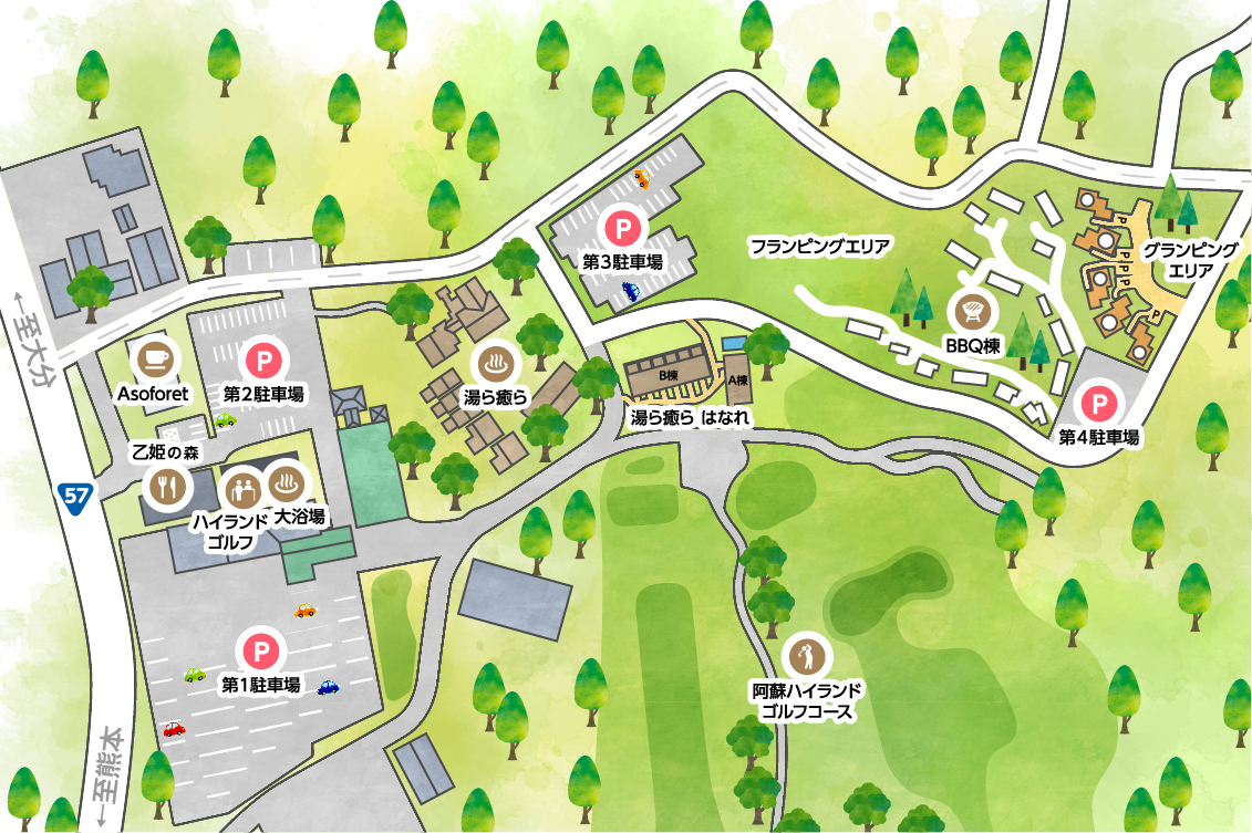 コスギリゾート全体図