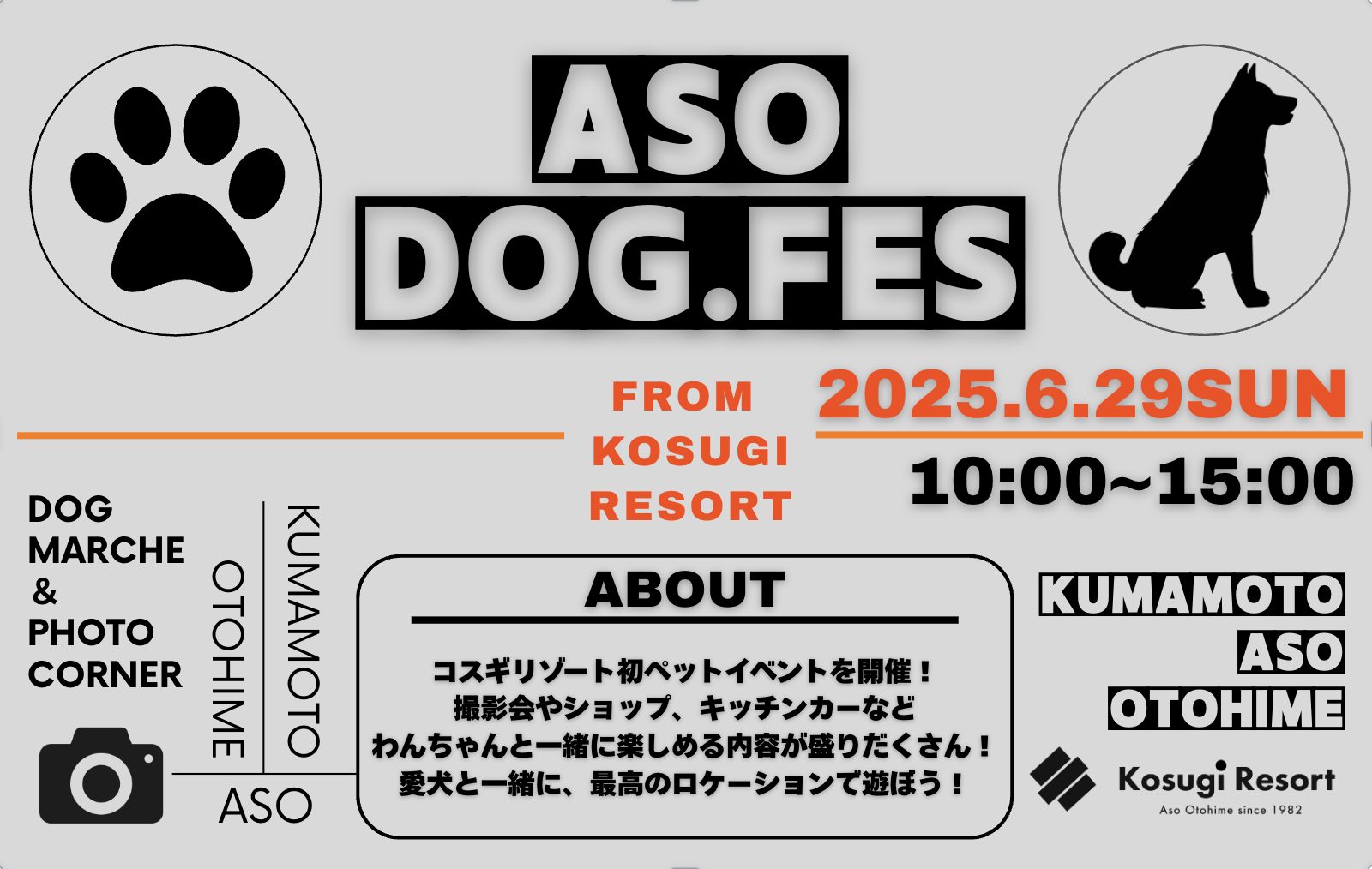 【6/29】ワンちゃん好き必見！ドッグフェス開催！
